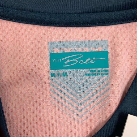 Yeti Beti Jersey Shirt Womens M Medium 3/4 Sleeves Raglan Sunblock Cycling Top - Picture 9 of 16